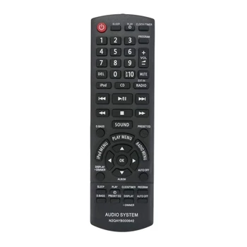 

New N2QAYB000640 Replaced Remote Control Fit for Panasonic SC-HC25 SC-AKX14 SC-PMX5 SC-PM500 Compact Stereo System