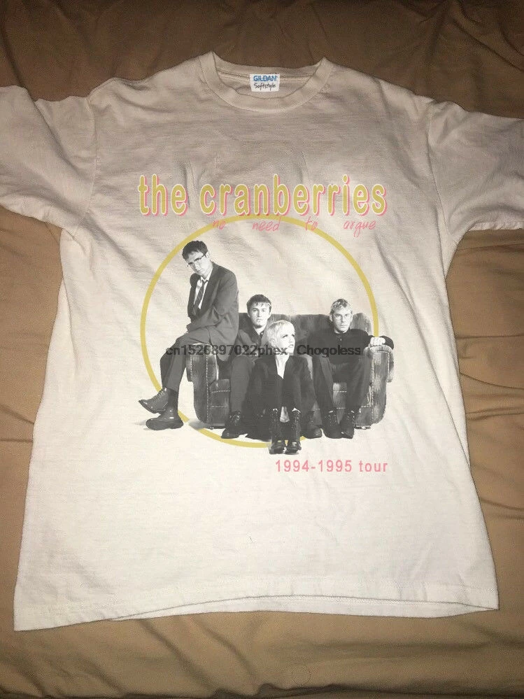 VTG The Cranberries Concert Tour T Shirt 1994-1995 o Need To Argue |