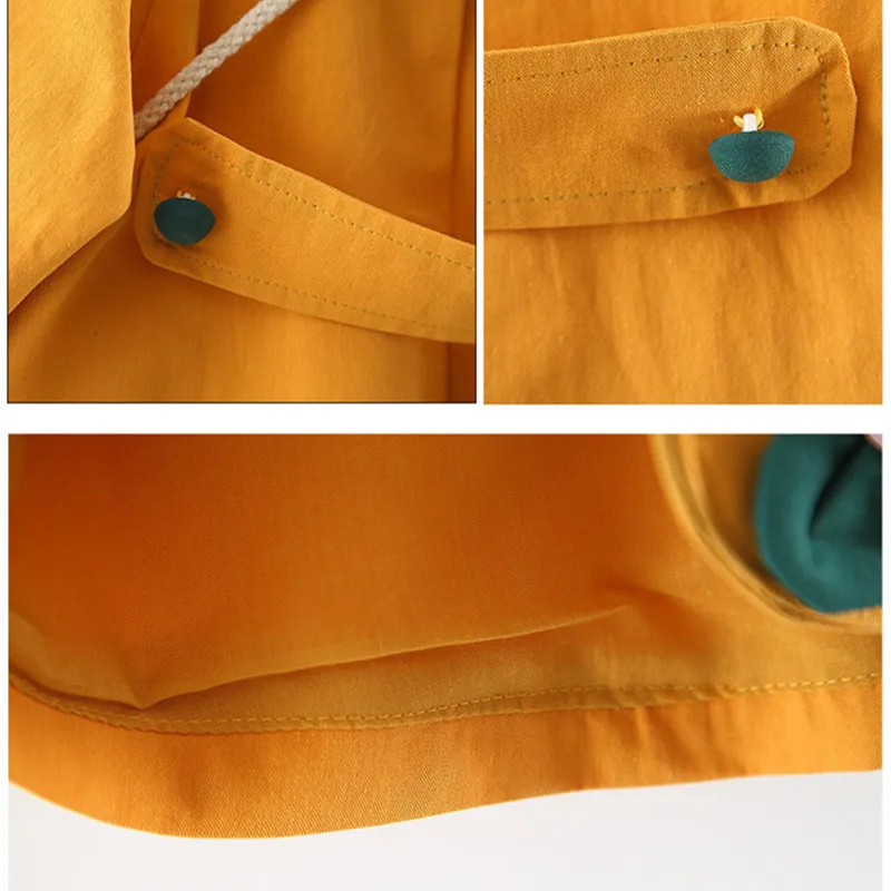 DFXD 2020 Baby Jacket Fashion Girl Baby Outwear Long Sleeve Spring Baby Petal Collar Single Breasted Coats With Bag Kids Clothes