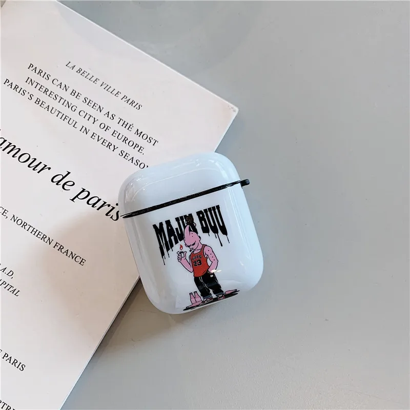 Чехол в стиле ретро с рисунком граффити для Airpods 2/1, Модный чехол с мультяшными рисунками, силиконовые Bluetooth наушники, чехол для Air pods, чехол - Цвет: Style 2