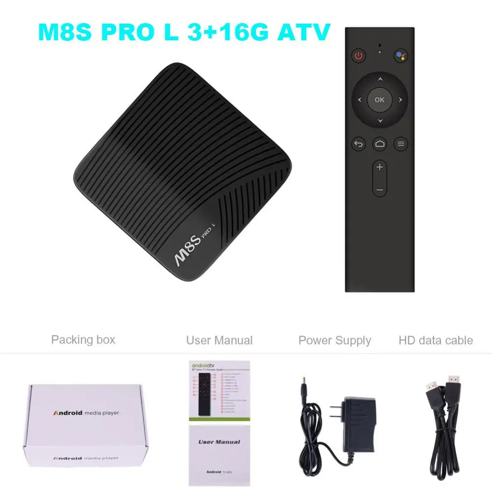 M8S PRO L 3-16G ТВ-бокс Mecool M8S MAX M8S PRO L KM3 Android 3g+ 32G box tv Amlogic S912 tv BOX 2,4G/5G wifi/Bluetooth/USB/HD/Smarthome Topbox - Цвет: M8S PRO L 3-16G