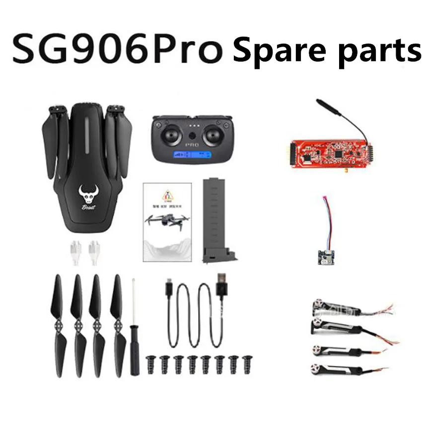 Sg906pro2 Sg906pro Sg906 Pro X7pro Rc Drone Spare Parts Motor Arm Blades Body Shell Gps Module