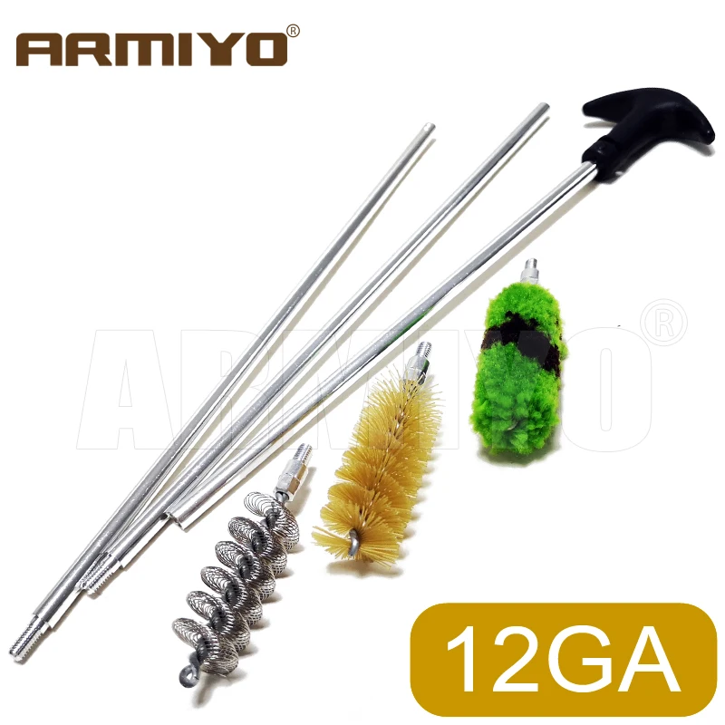 Armiyo 6 шт./компл. Cal: 12GA 16GA 20GA 410GA калибровочный Очиститель ствола пистолета