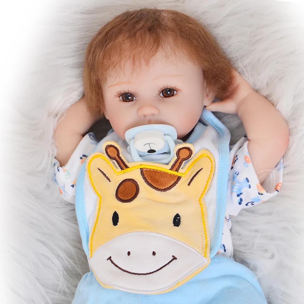 Bebes Кукла реборн 42 см девочка мальчик reborn Мягкая силиконовая кукла Boneca reborn Brinquedos детские подарки на день игрушки