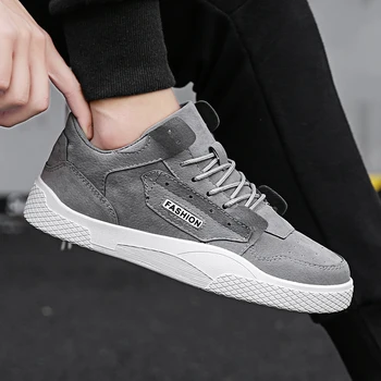 

New Mens Casual Shoes Man Comfortable Sneakers Fashion Flats Male Footwear Men's Suede Shoes Adult Krasovki Man Chaussures Homme