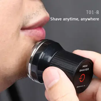 

with Cleaning Brush Three Blade Trimmer Hair Removal Professional Shaving Machine Portable Shaver Gifts Mini Shaver