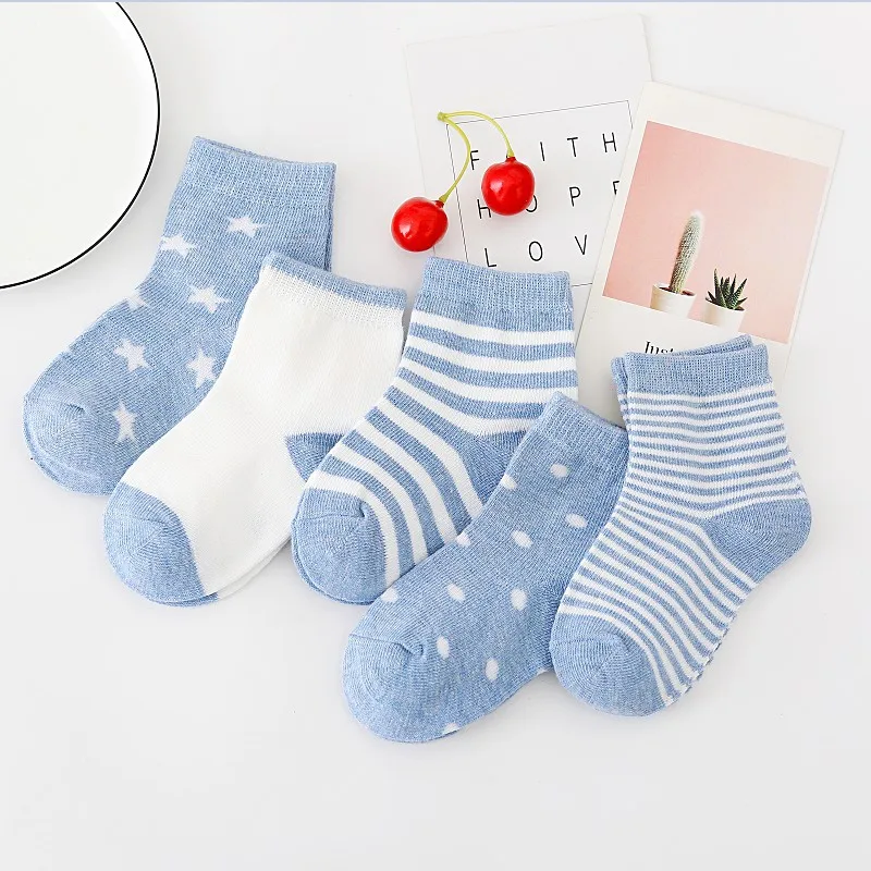B&G Childrens Breathable Socks Childrens Summer Kids Middle-tube Soft Socks Floor Socks Babys Socks