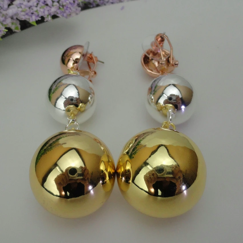 Yuminglai 24K Дубай золотые серьги итальянские серьги для женщин FHK7635