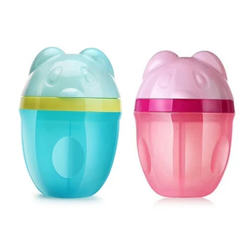 

Three Lattice Baby Food Storage Container Portable Plastic Baby Milk Box Feeding Powder Dispenser