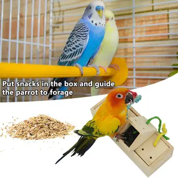 

Bird Toy Parrot Educational Toy Feeder Intelligence Training Bird Supplies Bird Trick Tabletop Toys Pet Supply