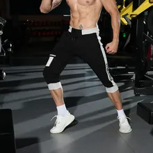 Повседневные брендовые новые модные шорты мужские мешковатые джоггеры спортивные штаны повседневные Бодибилдинг тонкие шаровары короткие Слаксы мягкие хлопковые шорты