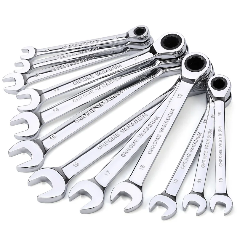 Ratchet wrench set Double End Ring Spanner combination