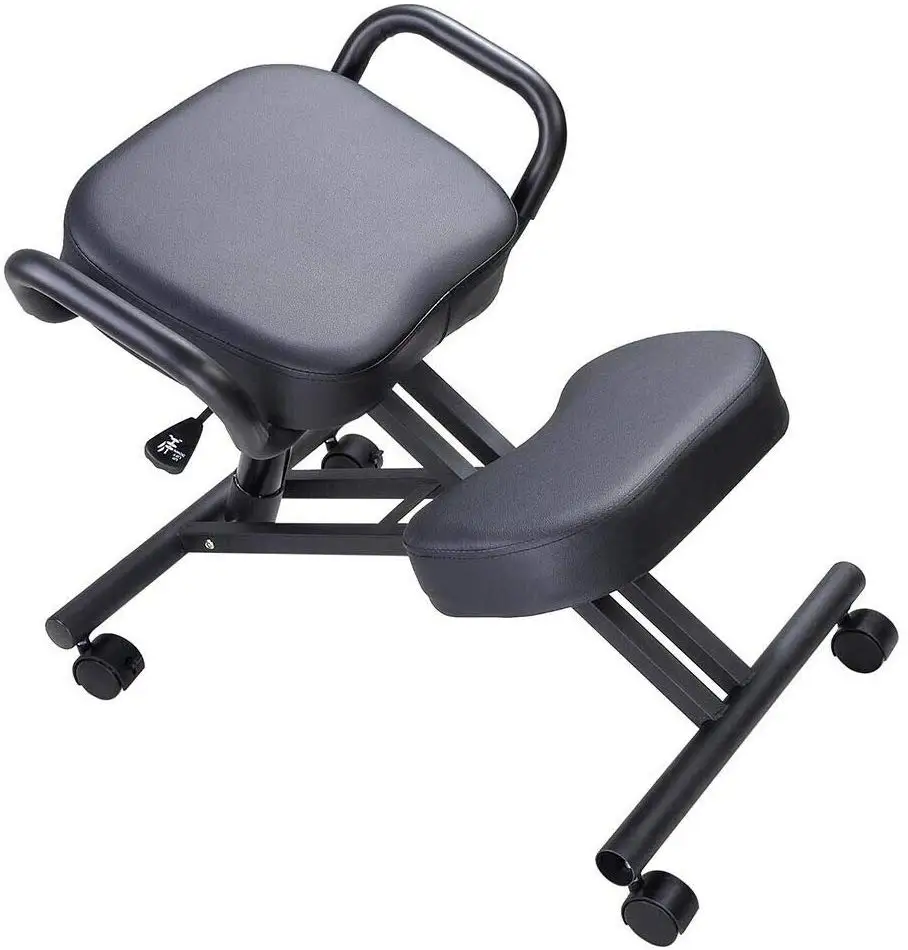 Ergonomically Designed Kneeling Chair Leather Cushion Seat Modern Office Furniture Computer Chair Ergonomic Posture Knee Chair Ergonomically Designed Kneeling Chair Leather Cushion Seat Modern Office Furniture Computer Chair Ergonomic Posture Knee Chair