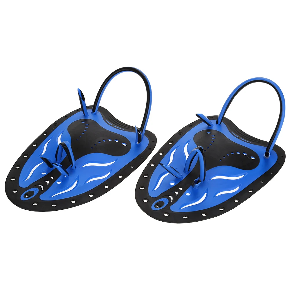 2 шт. плавники для плавания силиконовые дайвинг лопатки для плавания перчатки с сеткой регулируемые PP веб-перчатки Дайвинг тренировка ручной плавник