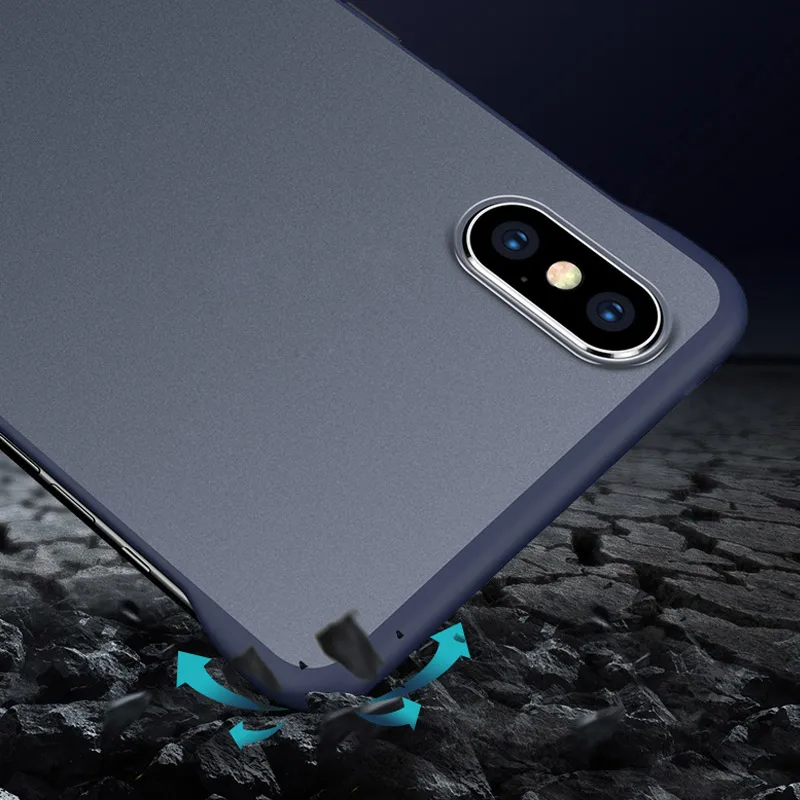 Матовый чехол для iPhone XS MAX XR X 8 8P 7 7P 6s 6 Plus защитная задняя крышка с кольцом без