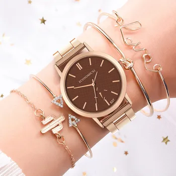 

Luxury Wristwatch Women's Watches Zegarek Damski Popular Quartz Watch Luxury Bracelet Gemstone Bells And Stars Watch Relogio