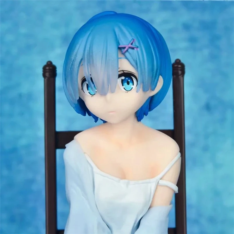 Rem Relife In A Different World From Zero Cute Ver. Pvc Action Figure Cute Rem Sitting In Chair