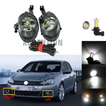

LED For VW Golf 6 MK6 2009 2010 2011 2012 2013 Golf 6 Cabriolet 2012-2016 Front LED Fog Light Fog Lamp Harness Assembly