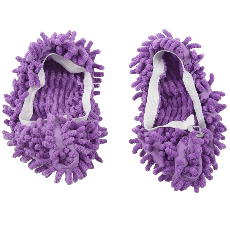 

JHD-Multifunction Mop Shoe Cover Dusting Floor Cleaner Purple