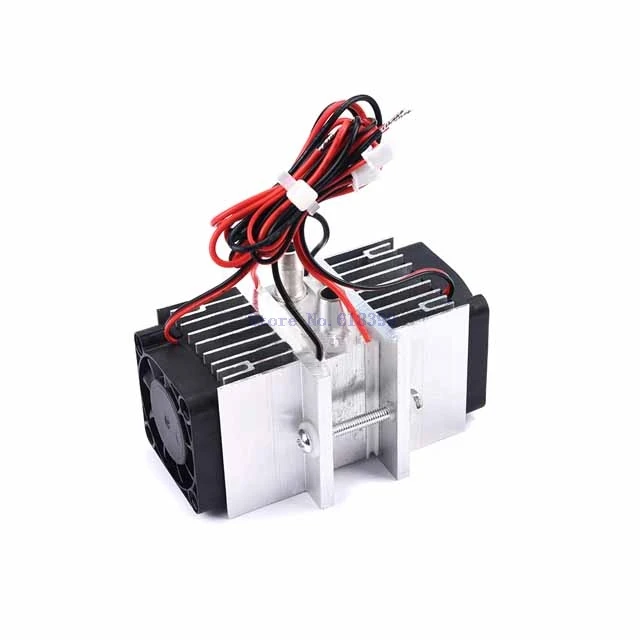 

A19-- 12V Semiconductor Refrigeration Chip Kit Diy Refrigerator Small Air Conditioning Water Cooled 12V Cooling System Set
