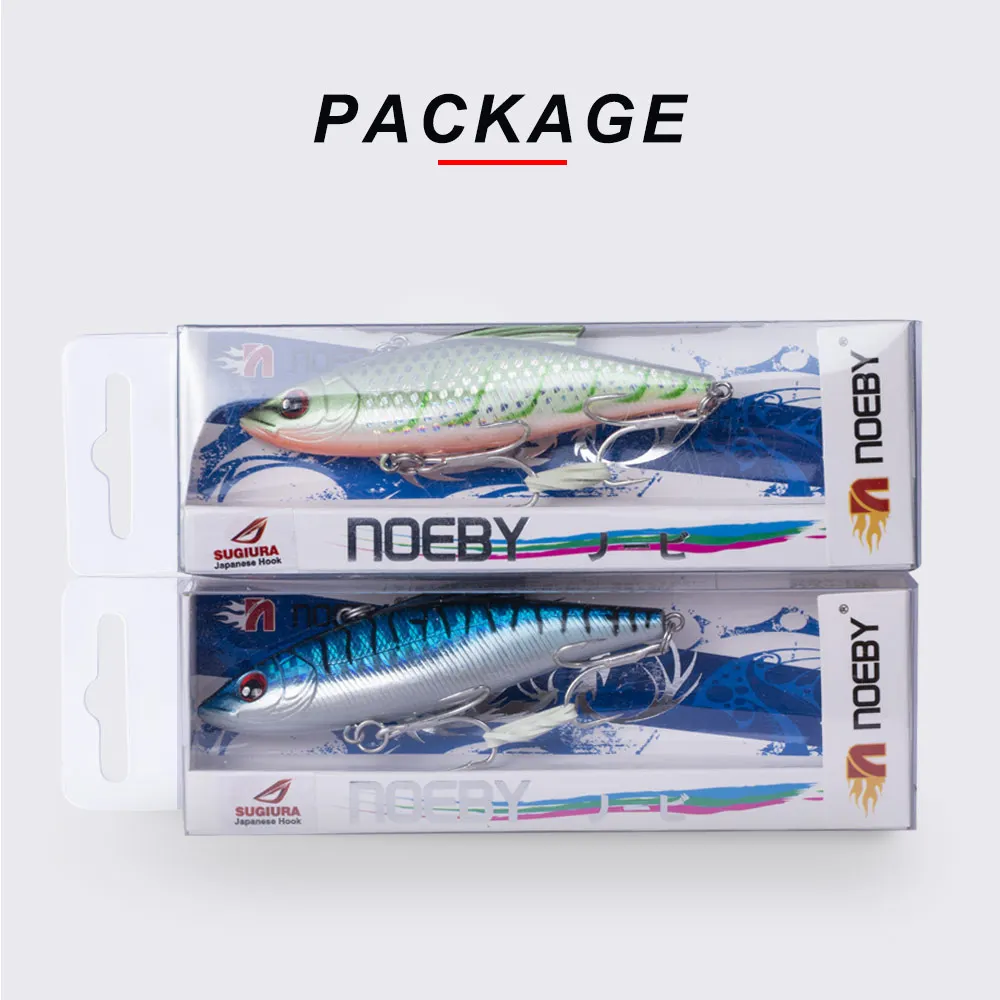 Noeby NBL9141 рыболовная приманка Тонущая зимняя ВИБ погремушка жесткая воблер 90 мм 32 г