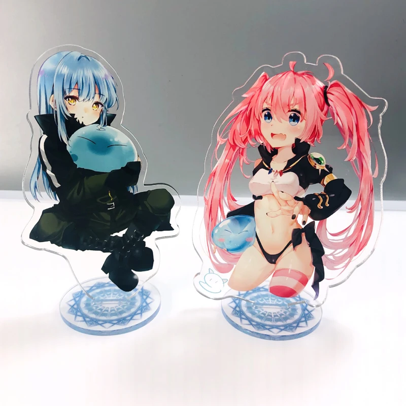 Personalized Stand Custom Anime Figure Clear Acrylic Model Plate Desk Decor Photo Standing Sign Keychain Standee