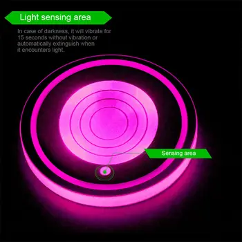 

1 Pair Atmosphere Light LED Auto Cup Slot Holder Colorful For Honda Dodge