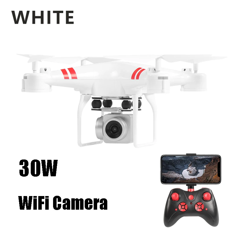 EBOYU KY101D 2,4 ГГц, беспилотный Дрон 20 мин Время полета w/4 K Wi-Fi FPV HD камера высота удержания жестов режим RC Квадрокоптер Дрон RTF - Цвет: White 30W WiFi Cam