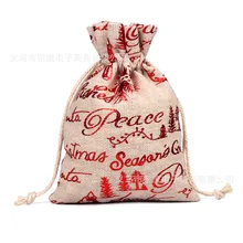 Сумка на шнурке с красной птицей мира, модные женские сумки с принтом, маленькие мужские повседневные сумки унисекс, женские сумки на шнурке из хлопка на Рождество