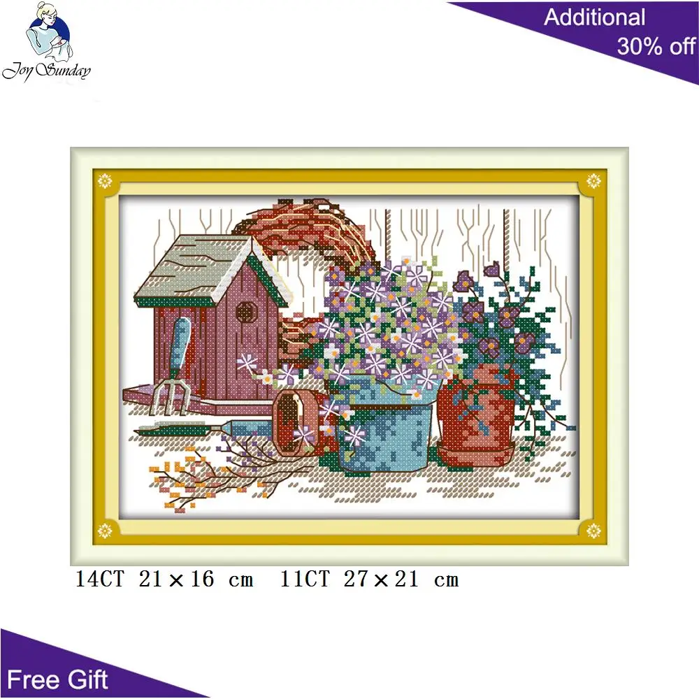 Joy Sunday Bird's Nest Home Decor, Cross Stitch C692 D110 D828 D853 DA047 DA178 DA518 DA572 DA574 F190 F655 F852 F931 FA128 J462