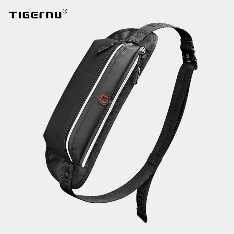 Мужская водонепроницаемая поясная сумка Tigernu нагрудная Сумочка Спортивная