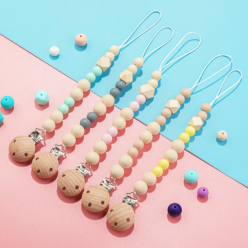 Tyry.hu Pacifier Clips Baby Pacifier Chain Holder Soother Nursing