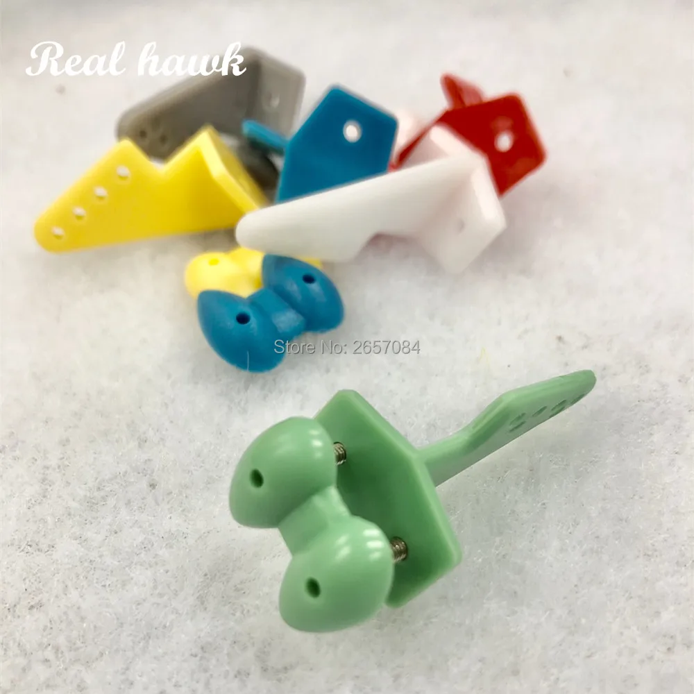 10 компл./лот 6 цветов с винтовыми булавками M2x20mm 20x27 4 отверстия L20xH27 RC Самолеты