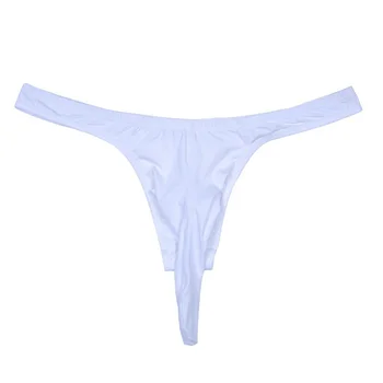 

​ Men's Sexy Low Rise Briefs Stretchy Breathable Bulge Sheath JJ T-Back Thong Breathable Sexy Thong Elephant Nose Sexy