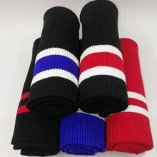 JIETAI ребристая трикотажная ткань в разноцветную полоску 2*1 тканевые аксессуары DIY для воротника манжеты подол для победителя куртки эластичные мягкие товары