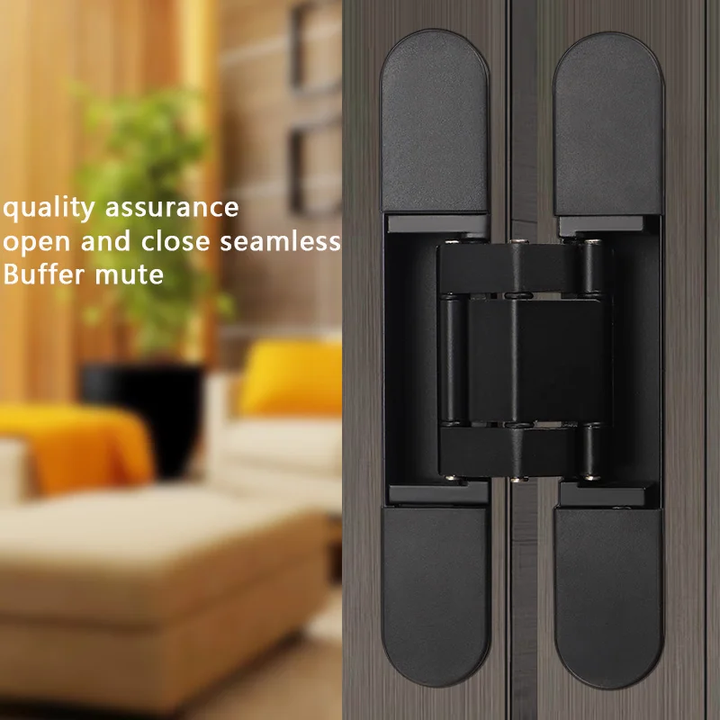 TOPKONRR Hinged Door Hinged Furniture Fittings Hidden Wooden Door Folding Adjustable Hidden Form Bearing Capacity Of40 80Kg Door Hinges