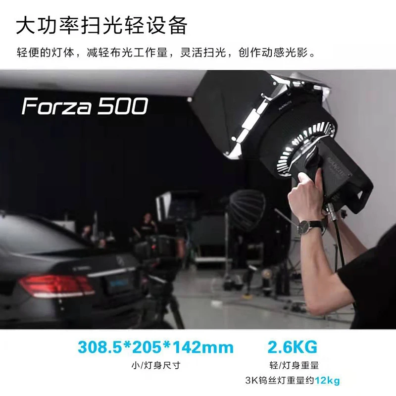 NANLITE Forza 500w NanGuang светодиодный фотографический светильник ing заполняющий светильник Точечный светильник