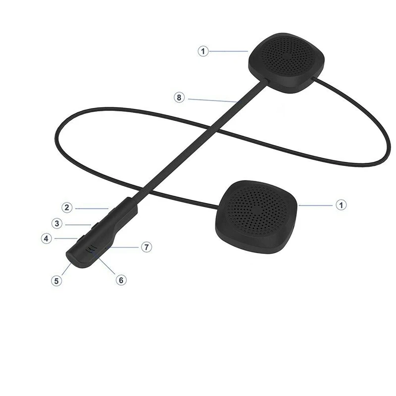 Motorcycle Helmet Wireless Headset Bluetooth 5 0 EDR Headphones Microphone Bicycle Helmet Earphone Handsfree