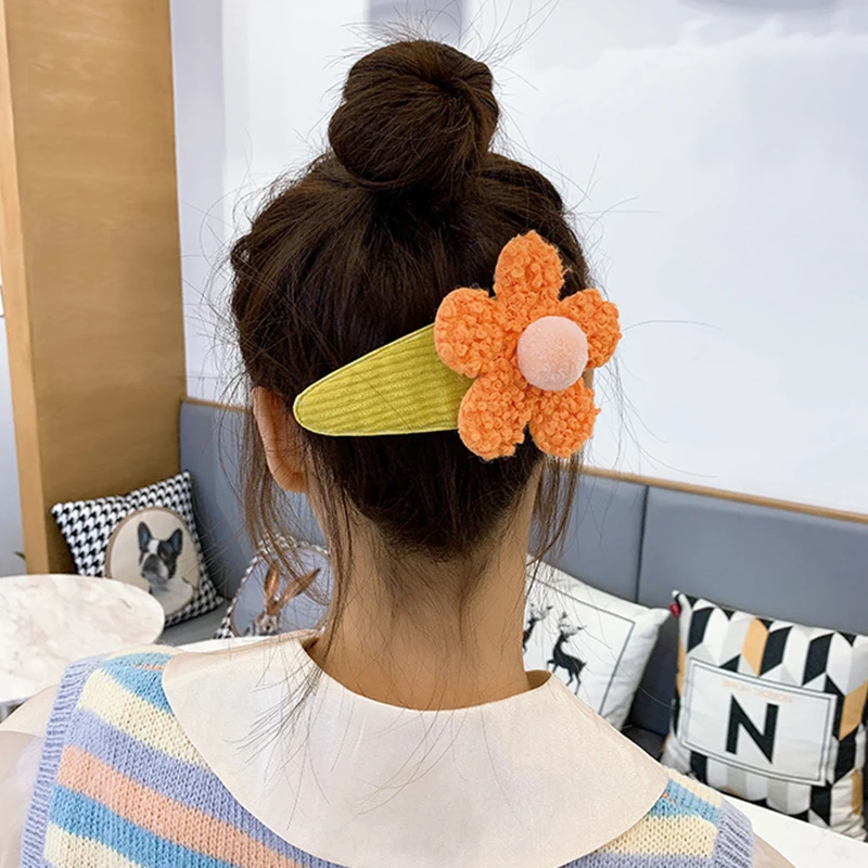 

Oversized flowers face wash makeup practical cute girl Liu Haibin clip simple hair clip headdress HTML