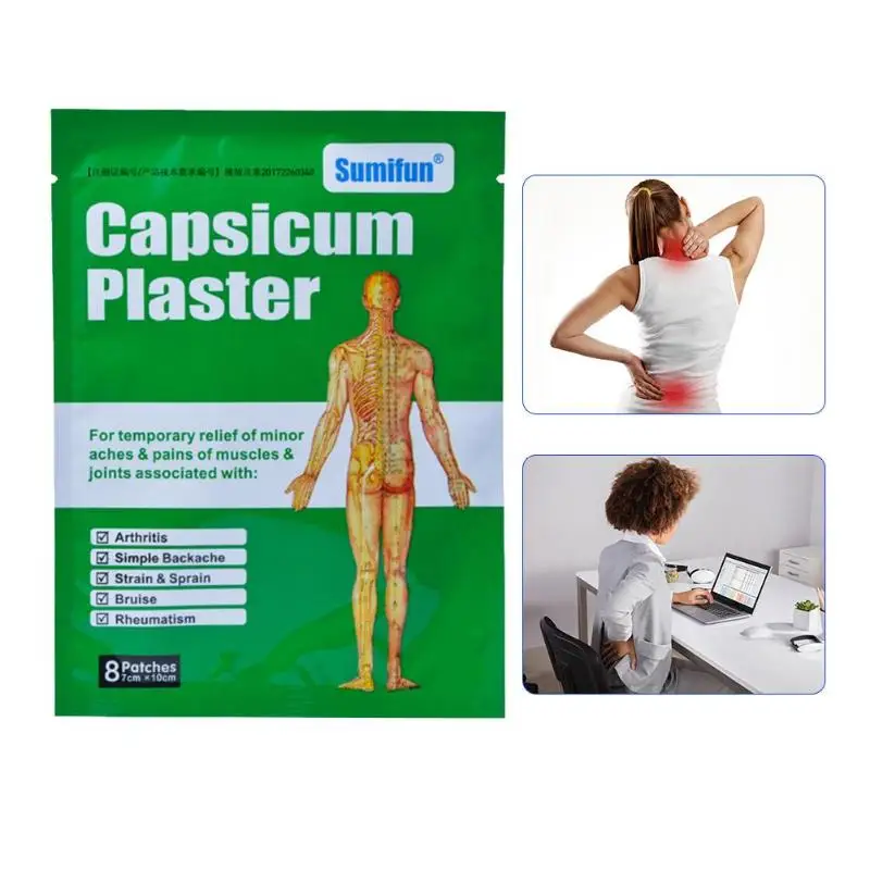 

8/40pcs Muscle Fatigue Neck Pain Backache Pain Patch Body Massage Medical Plaster Arthritis Joint Pain Relief Neck Back
