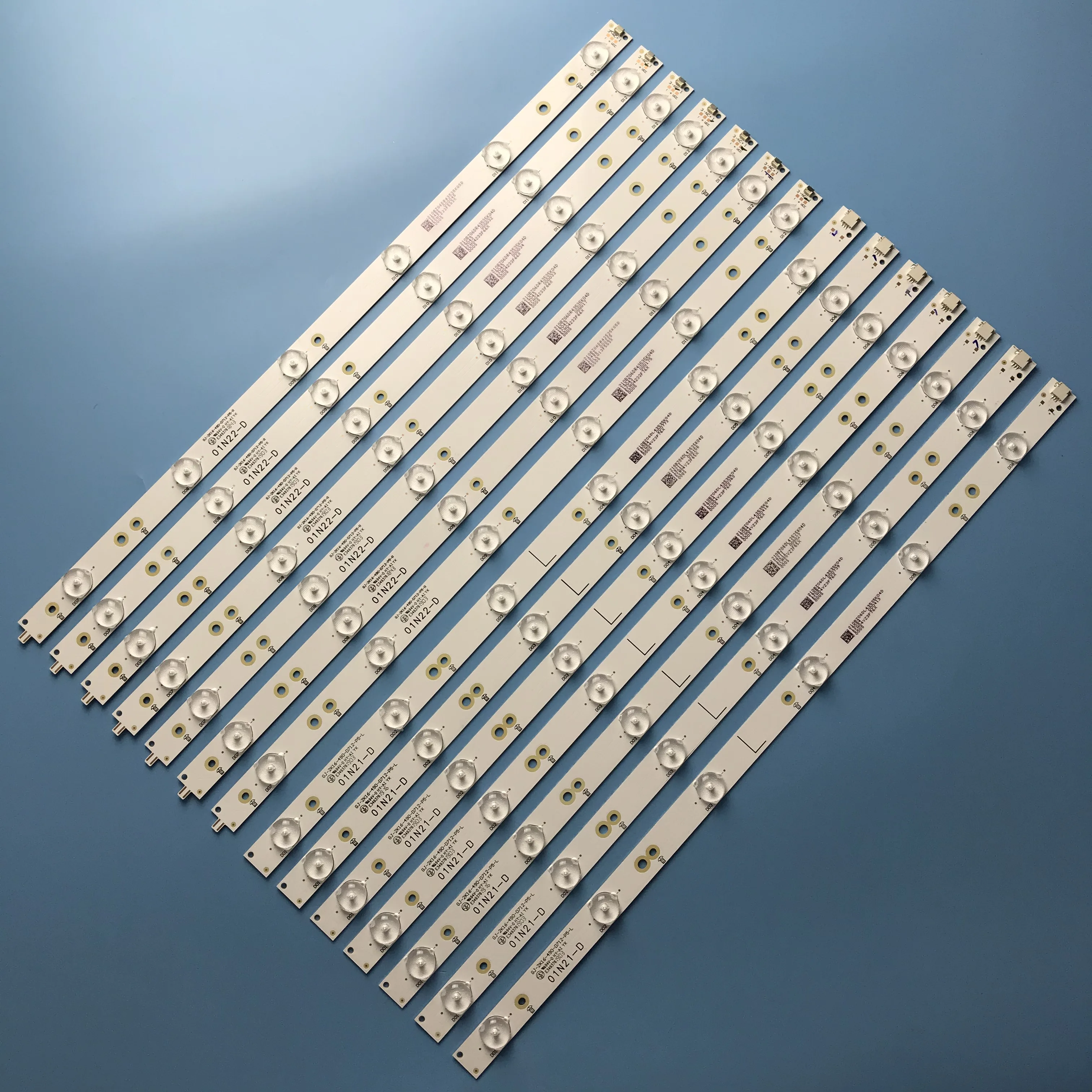 Tira de Retroiluminação Led para Retroiluminação Mais 6leds Gj2k16490-d712-p5-l Mais r 49 49pus6401 49pus6501 49puh6101 49pus6561 12 49pus6101 12
