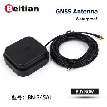 

NEW high precision GPS GNSS antenna,RTK GPS antenna,3.0V-18.0V,Magnetic Bottom,5.0m RG174,SMA connector,IP67 waterproof,BN-345AJ