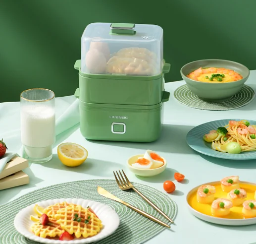 Automatic power-off multi-functional household dormitory breakfast small egg steamer J03