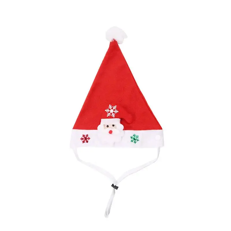 Santa Size M Очаровательная Рождественская шляпа ПЭТ вечерние шляпы косплей реквизит для собак, кошек, щенков - Цвет: Santa Size M
