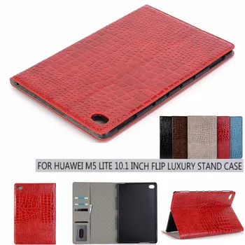 

Smart Stand Cover For Huawei MediaPad M5 Lite 10 BAH2-W19/L09/W09 Case Ultra Slim Luxury Pu Leather For Media Pad M5 Lite 10.1"