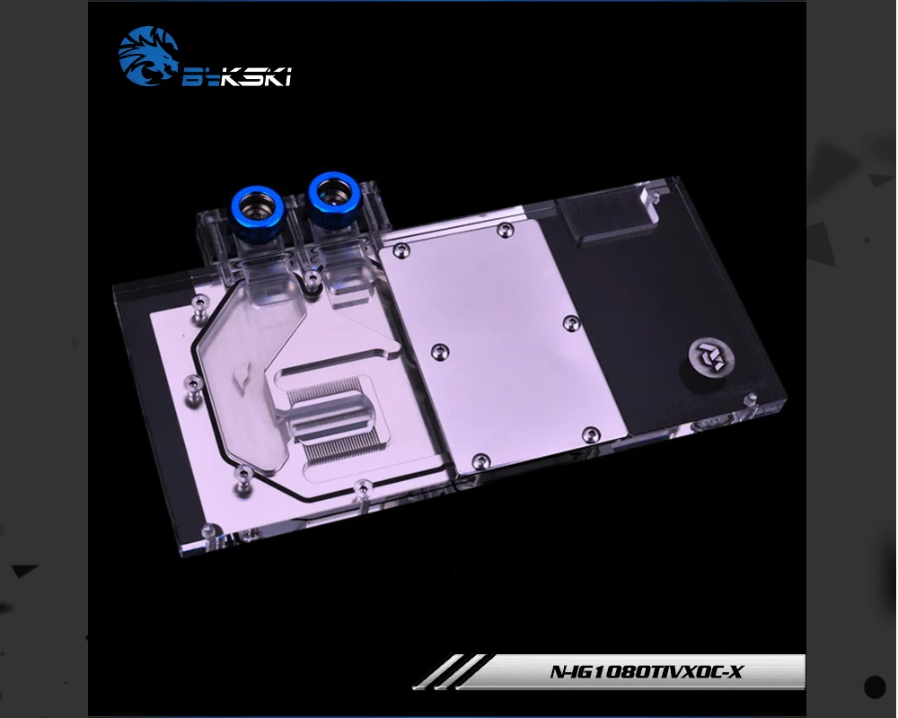 Bykski N-IG1080TIVXOC-X, Full Cover Graphics Card Water Cooling Block for Colorful iGame GTX1080Ti/1080/1070Ti Vulacn X  