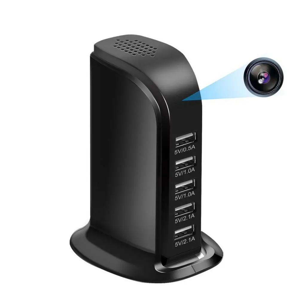 Зарядное устройство WiFi USB HD 1080P IP камера беспроводная камера безопасности USB настенное зарядное устройство детская камера видеорегистратор с экраном для умного дома