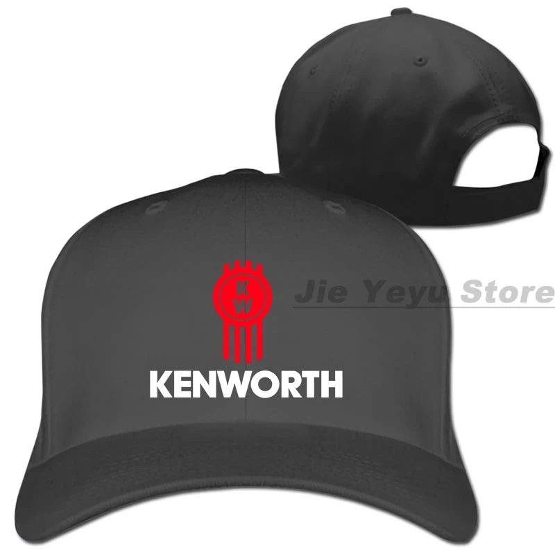 Бейсбольная кепка с логотипом Kenworth для мужчин и женщин, Кепка-Дальнобойщик, модная Регулируемая Кепка - Цвет: 1-Black