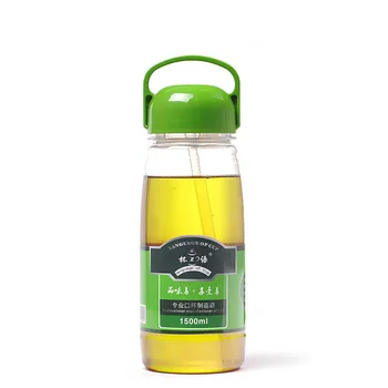 

Straw Plastic Sport Water Bottles Transparent Fashion Summer Travel Personalized Botella De Agua Cristal Tea Equipment EC50SH