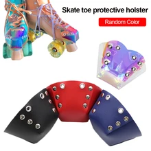 

2Pcs Roller Skate Toe Cap Guards Ice Skates Leather Toe Cap Protective Cover Shoe Shield Toe Protector Sport Accessories New